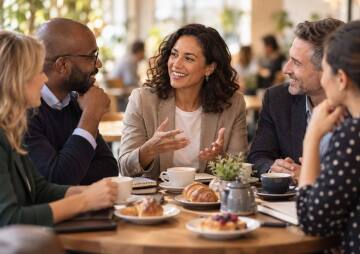 Pastries and Politics: Democracy Week Business Breakfast Event