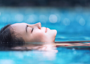 Quiet Swimming at Les Quennevais