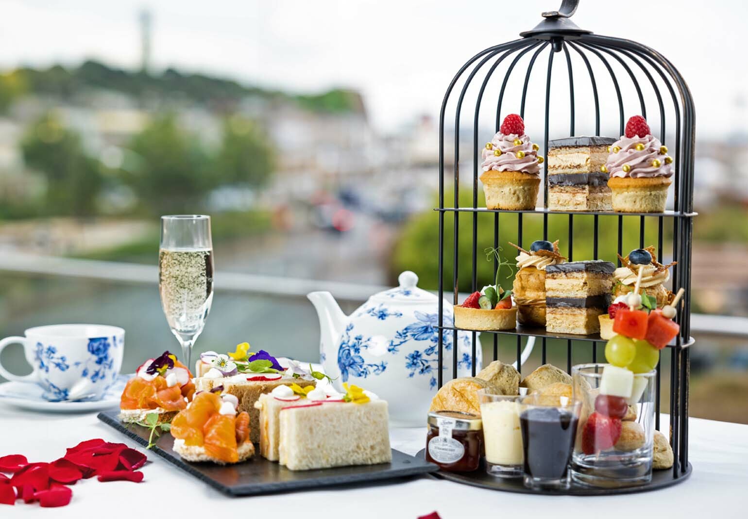 The Pomme d’Or Hotel 41% off a Valentine’s Prosecco Afternoon Tea