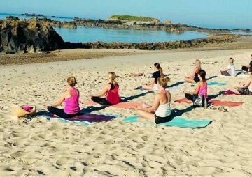 Beach Yoga at Green Island