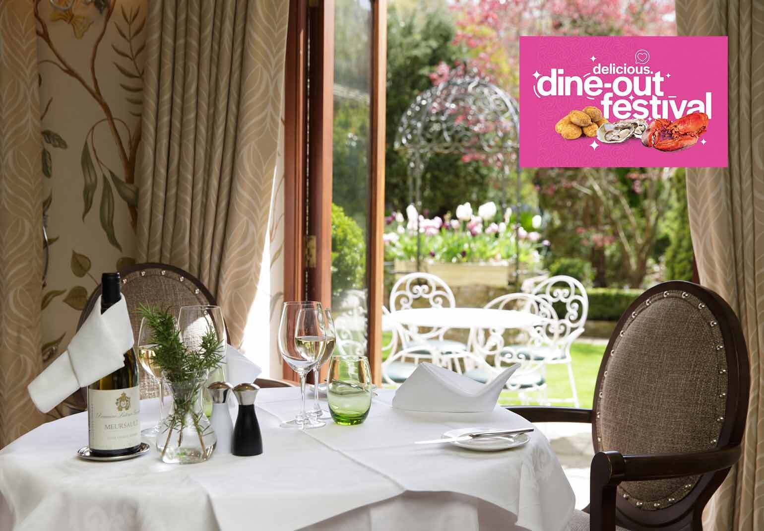 Greenhills Country House Hotel's special menu for the Delicious Jersey Dine-Out Festival