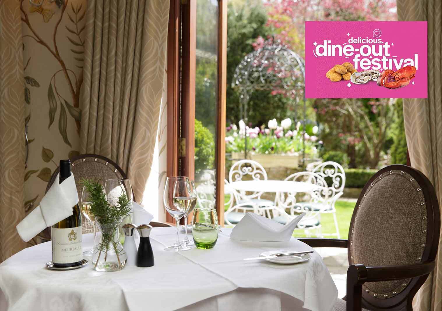 Greenhills Country House Hotel's special menu for the Delicious Jersey Dine-Out Festival