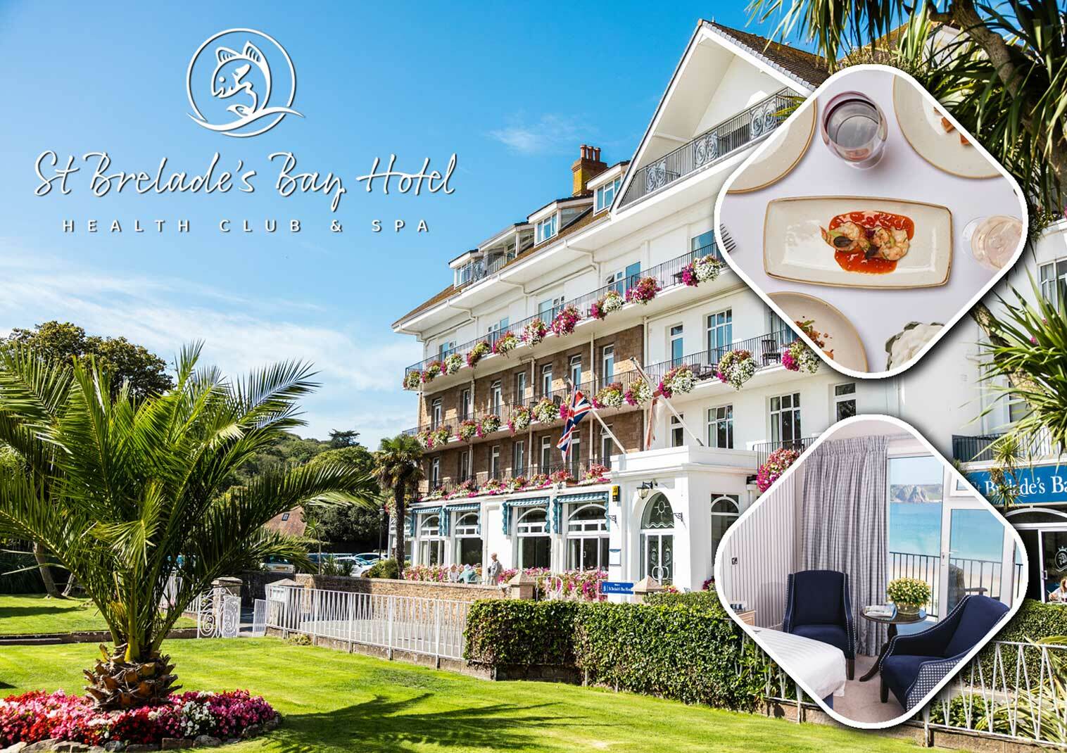St Brelade’s Bay Hotel Overnight Staycation with 3 Course Dinner for 2