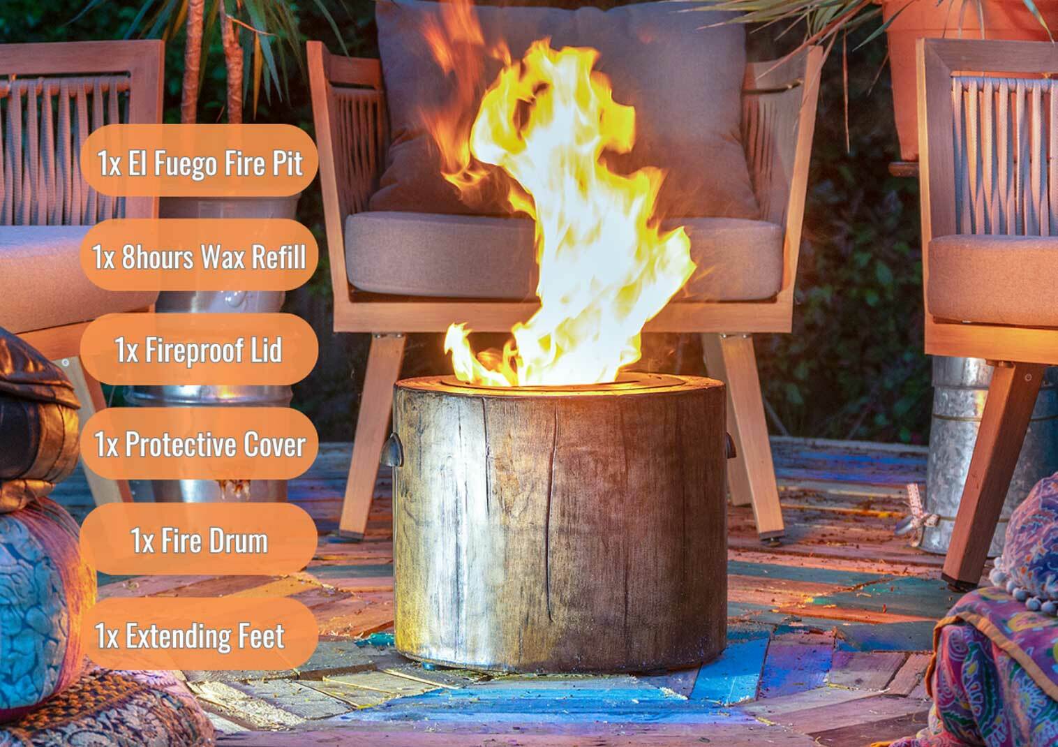 42% off a Eco-Friendly Fire Pit With Ant & Decks