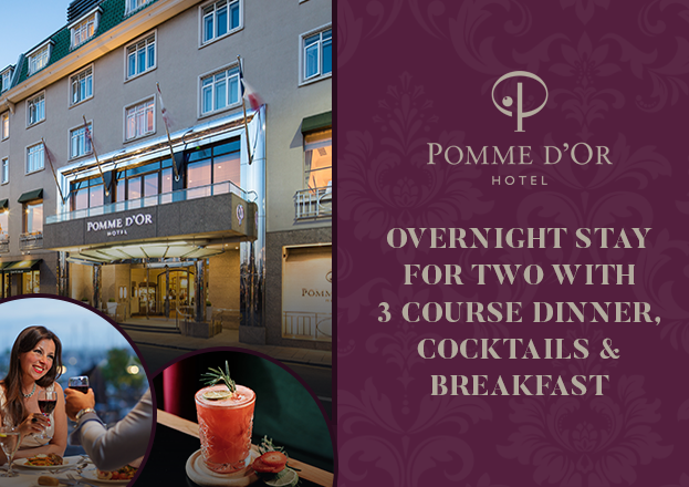 30% Off Overnight Staycation for 2 at The Pomme d’Or Hotel