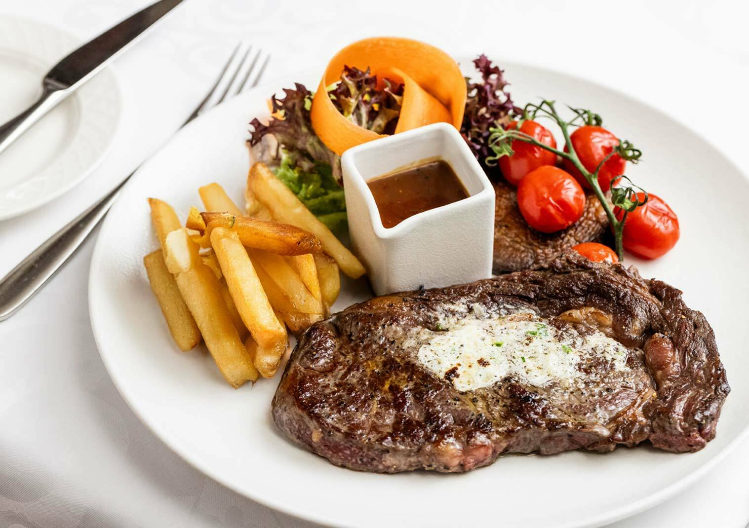 The Pomme d’Or Hotel 50% off 3 Course Steak Menu