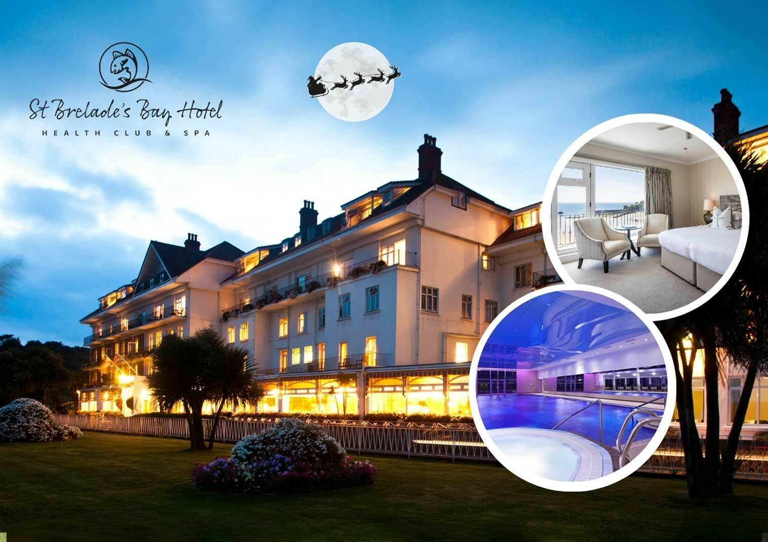 St Brelade’s Bay Hotel Overnight Staycation with 3 Course Dinner for 2