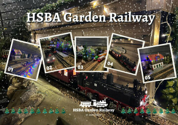 Garden Railway Winter Wonderland
