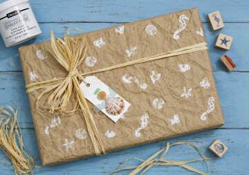 Seaside-Inspired Giftwrap Printing with Annabel Godfray