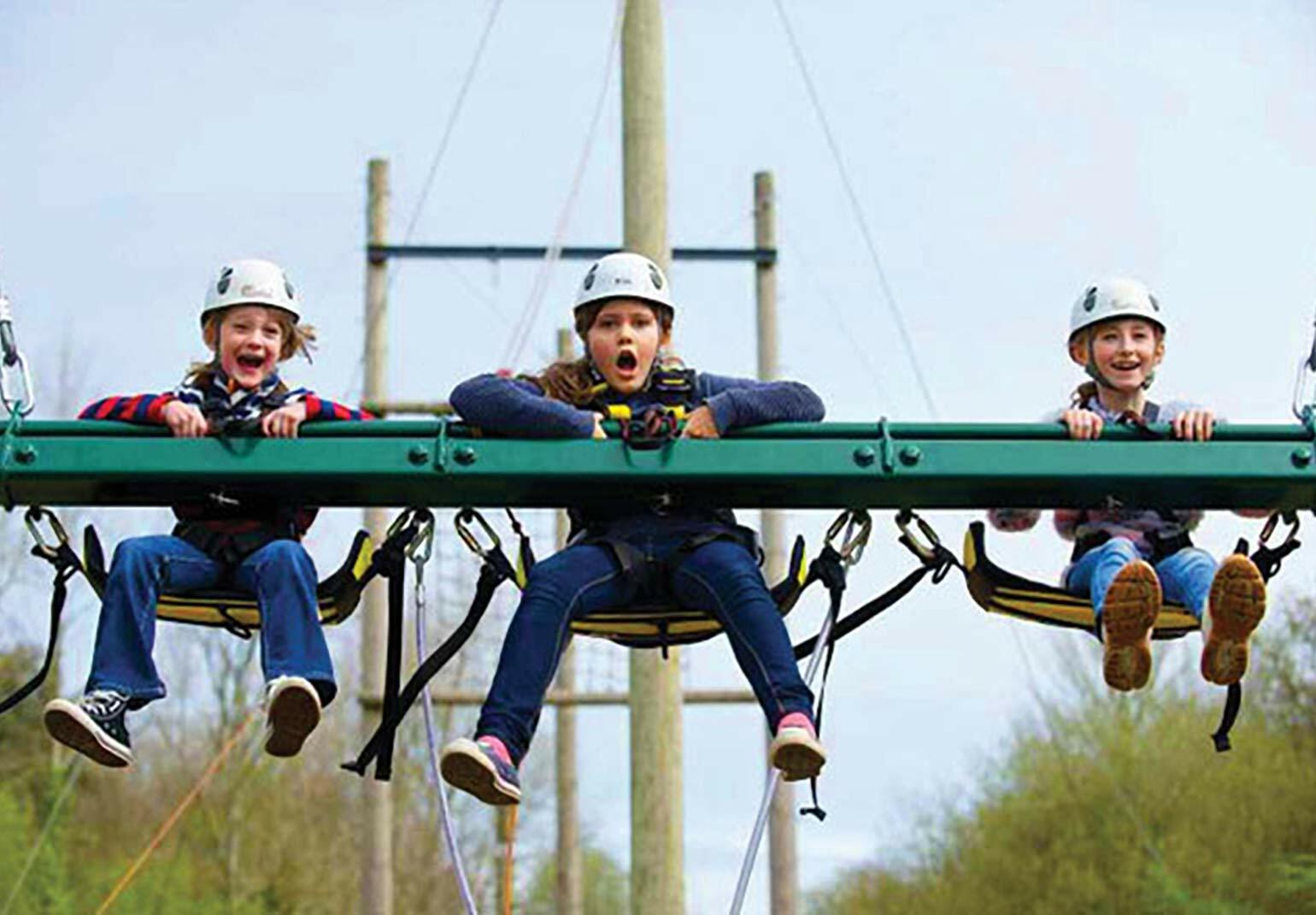 Giant King Swing & 150m Zip Wire Experience at Valley Adventure Centre!