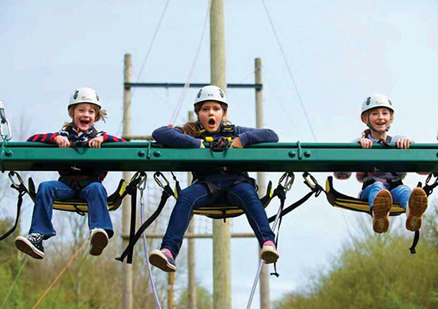 Giant King Swing & 150m Zip Wire Experience at Valley Adventure Centre!