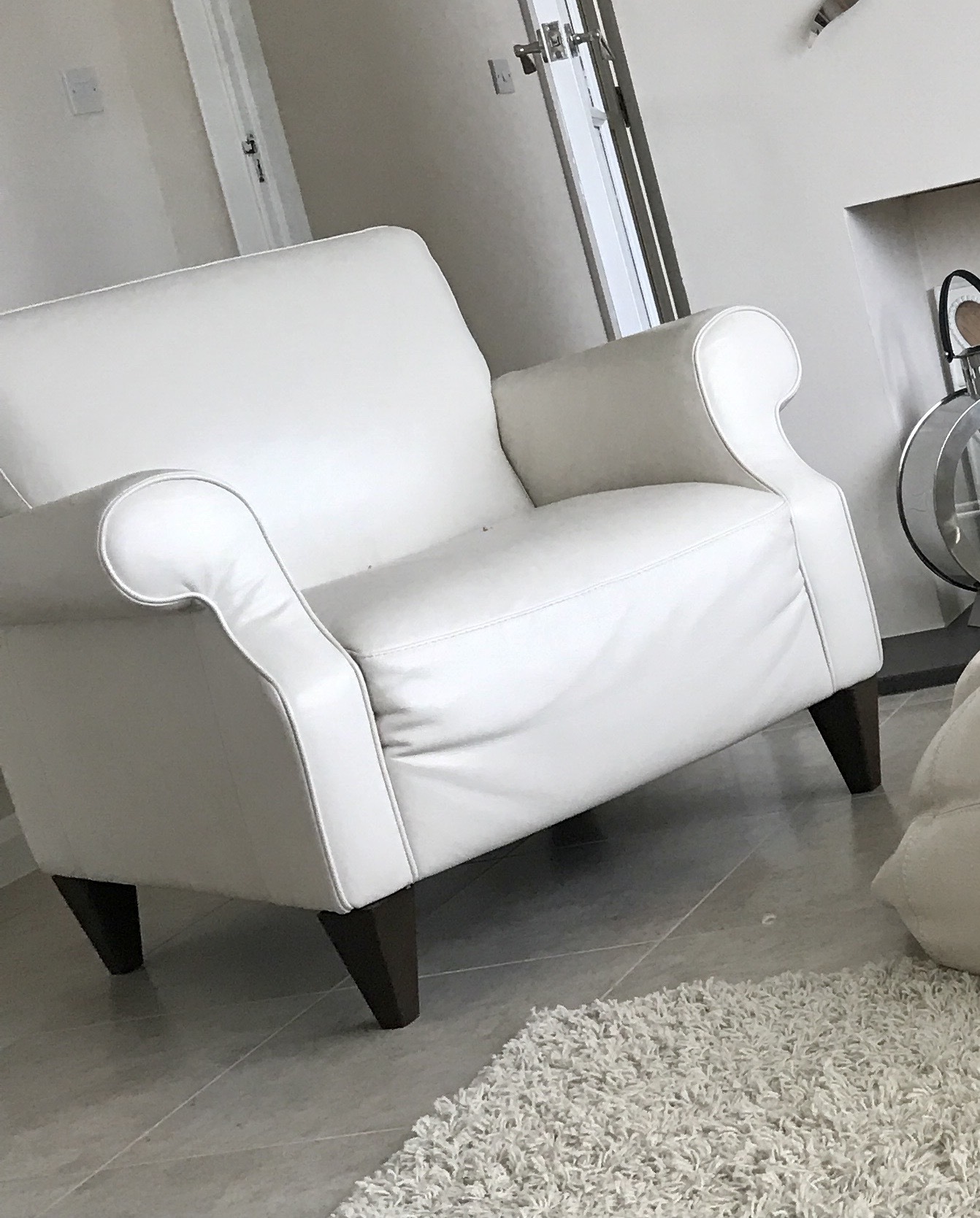 Sofa set including large 3 seat, 2 seat and chair. Available separately