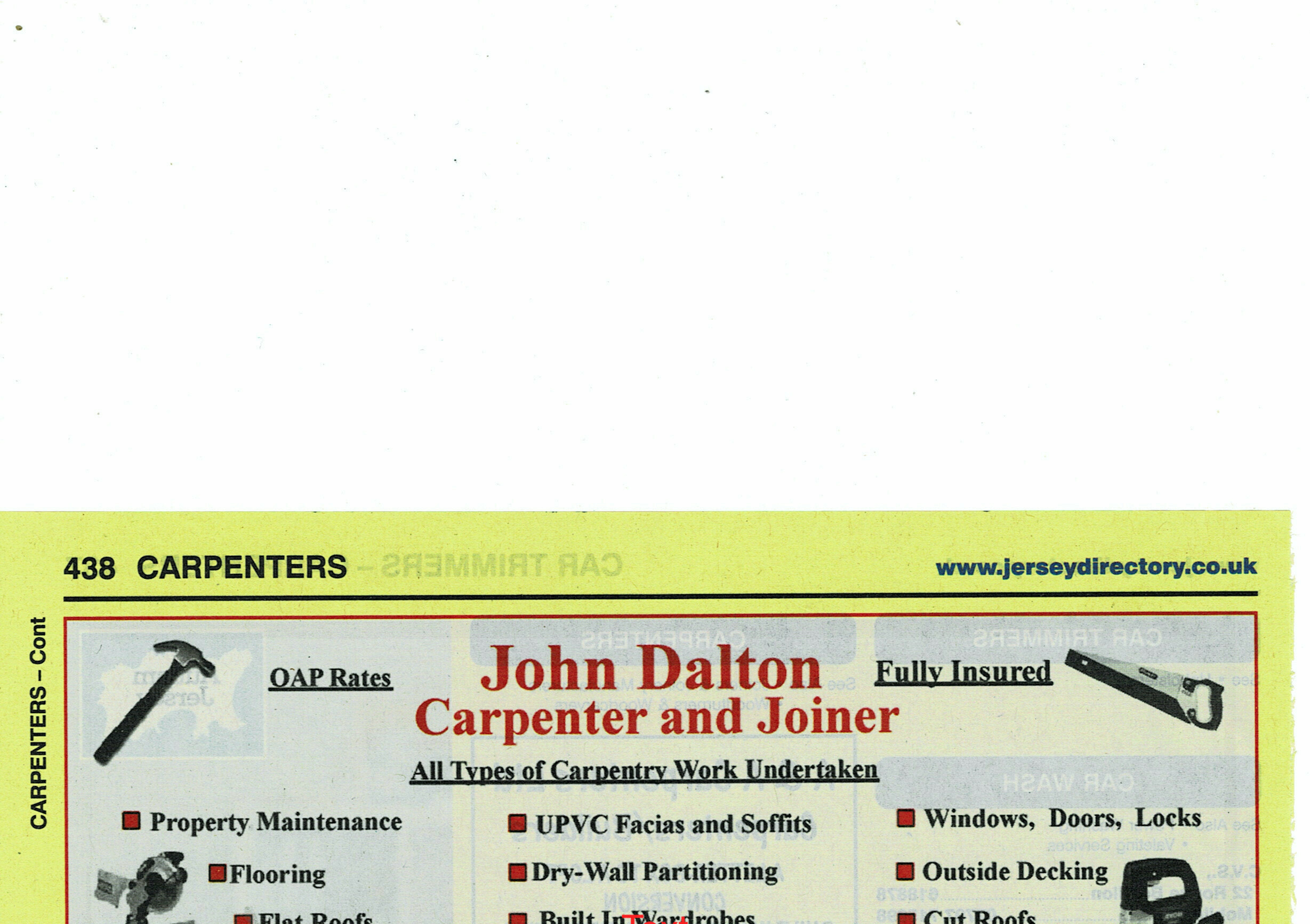 Carpenter Jersey Carpenter & Joiner Jobs Jersey Insight